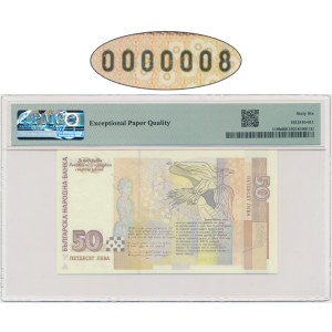 Bulgaria, 50 Leva 2006 - BA 0000008 - PMG 66 EPQ - low serial number