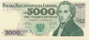 5 000 zlotys 1982 - Y -