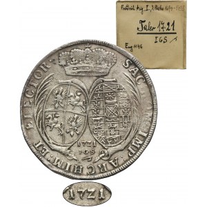 Augustus II the Strong, Thaler Dresden 1721 IGS - RARE