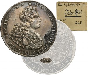 Augustus II the Strong, Thaler Dresden 1731 IGS - RARE