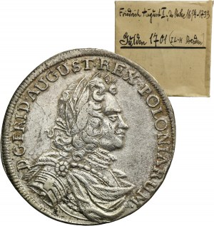 Augustus II the Strong, 2/3 Thaler (gulden) Dresden 1701 ILH