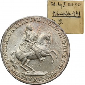 August III of Poland, Vicariate Thaler Dresden 1741