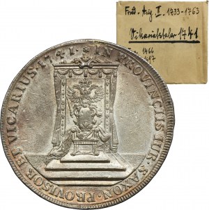August III of Poland, Vicariate Thaler Dresden 1741