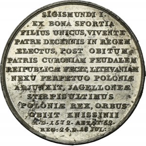Medal from the Royal Suite, Sigismund II Augustus - RARE, SILVER, Reichel