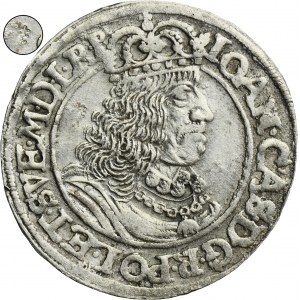 John II Casimir, 1/4 Thaler Thorn 1660 HDL - RARE, ex. Potocki