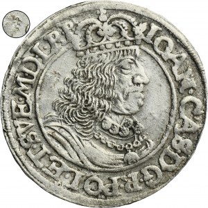 John II Casimir, 1/4 Thaler Thorn 1660 HDL - RARE, ex. Potocki