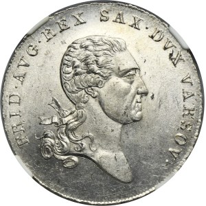Duchy of Warsaw, Thaler Warsaw 1814 IB - NGC MS62