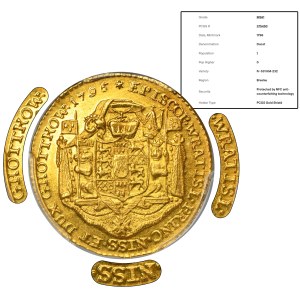 Silesia, Duchy of Neisse, Joseph von Hohenlohe-Bartenstein, Ducat Neisse 1796 -PCGS MS61 - VERY RARE