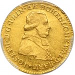 Silesia, Duchy of Neisse, Joseph von Hohenlohe-Bartenstein, Ducat Neisse 1796 -PCGS MS61 - VERY RARE