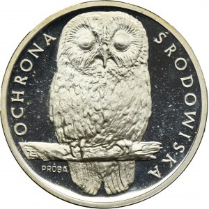 PRÓBA, 1.000 złotych 1986 Ochrona Środowiska Sowa