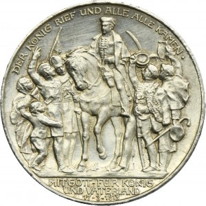 Allemagne, Royaume de Prusse, Guillaume II, 3 Marks Berlin 1913 A