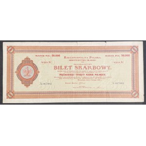 5% Bilet Skarbowy, Seria IV - 50.000 mkp 1923