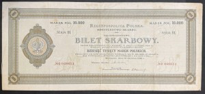 5% Bilet Skarbowy, Serja III - 10.000 mkp 1922