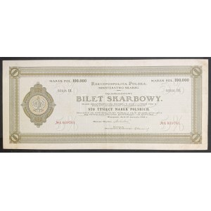 5% Bilet Skarbowy, Serja III - 100.000 mkp 1922