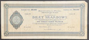 5% Bilet Skarbowy, Seria IV - 100.000 mkp 1923