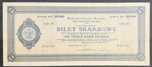 5% Bilet Skarbowy, Seria IV - 100.000 mkp 1923