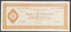 5% Bilet Skarbowy, Seria IV - 500.000 mkp 1923