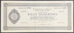 5% Bilet Skarbowy, Serja III - 50.000 mkp 1922