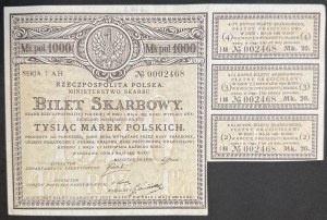 4% Bilet Skarbowy, Serja I AH - 1.000 mkp 1920