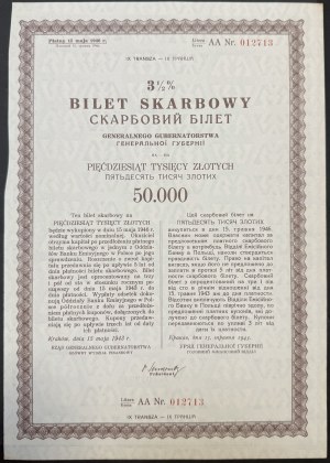 3.5% GG Tax Ticket, Letter AA, IX tranche - PLN 50,000