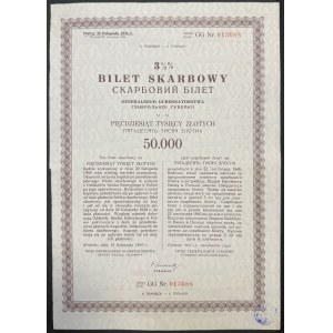 3,5% Bilet Skarbowy GG, Litera GG, X transza - 50.000 zł
