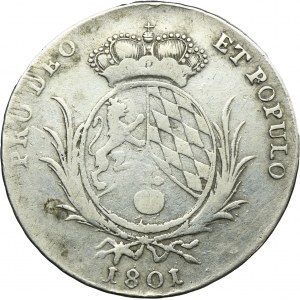 Germany, Kingdom of Bavaria, Maximilian IV Joseph, Thaler Munich 1801