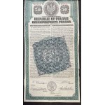6% Pożyczka Dolarowa 1920, skonwertowana na 4,5%, obligacja 50 i 100 dolarów - zestaw 2 szt.