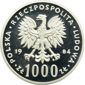 PRÓBA, 1.000 złotych 1984 Ochrona Środowiska Łabędź