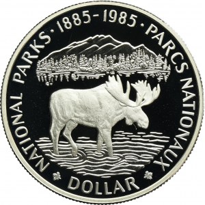 Canada, Elizabeth II, 1 Dollar Ottawa 1985 - National Parks