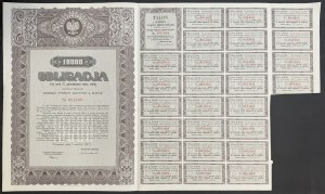 4% Państwowa Renta Złota, Seria II, 1937, obligacja 10.000 zł
