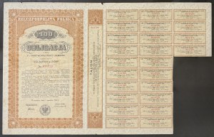 3% Państwowa Renta Ziemska 1936 r. seria II, obligacja 100 zł