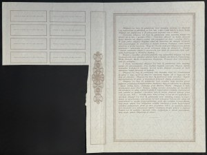 3% Państwowa Renta Ziemska 1933 r. seria I, obligacja 100 zł