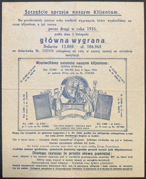 Gospodarczy Zakład Kredytowy in Kraków - folder encouraging the purchase of bonds