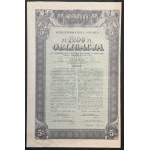5% Konwersyjna Pożyczka Kolejowa 1926 - zestaw nominałowy obligacji