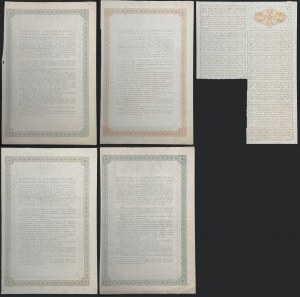 5% Convertible Railway Loan 1926 bond denomination set