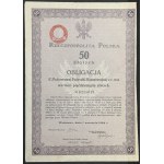 5% Państwowa Pożyczka Konwersyjna 1924/1926 - komplet nominałowy świadectw ułamkowych i obligacji