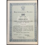 5% Państwowa Pożyczka Konwersyjna 1924/1926 - komplet nominałowy świadectw ułamkowych i obligacji