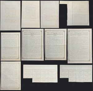 5% State Conversion Loan 1924/1926 - denominational set of fractional certificates and bonds