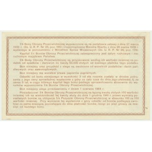 3% Bon Obrony Przeciwlotniczej 20 zł 1939