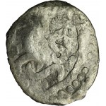 Severia, Denarius, Gediminas Column and little letter g countermarks, minted on a Tatar coin - ILUSTRATED