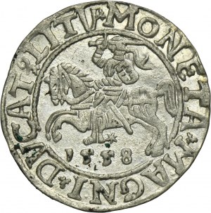 Sigismund II August, 1/2 Groschen Vilnius 1558 - LI/LITV
