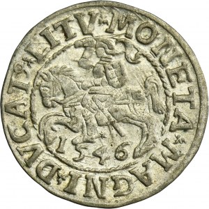 Sigismund II August, 1/2 Groschen Vilnius 1546 - LI/LITV