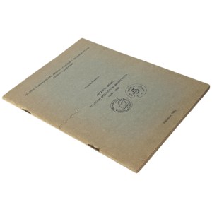 W. Niemirycz, Catalog of coins of Polish Military Cooperatives 1925-1939