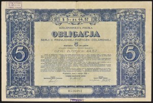 4% Premium Dollar Loan 1931, Series III, $5 bond
