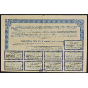 4% Premiowa Pożyczka Dolarowa 1931, seria III, obligacja $5