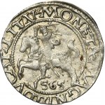 Zygmunt II August, Półgrosz Wilno 1565 - L/LITV - przebitka