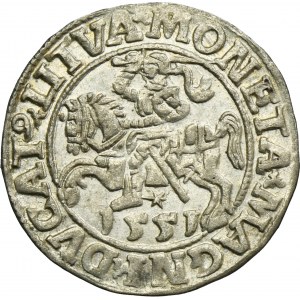 Sigismund II August, 1/2 Groschen Vilnius 1551 - LI/LITVA