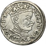 Stefan Batory, Trojak Wilno 1581 - RZADKI, III w okrągłej tarczy
