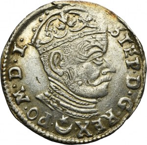 Stephen Bathory, 3 Groschen Vilnius 1582 - L/LIT