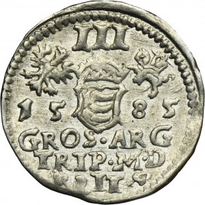 Stephan Bathory, 3 Groschen Vilnius 1585